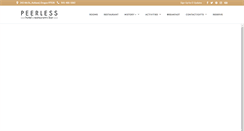 Desktop Screenshot of peerlesshotel.com